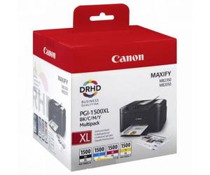 Canon 9182B004 Original Canon DRHD XL 4 Colour Ink Cartridge Multipack - PGI-1500XL BK/C/M/Y