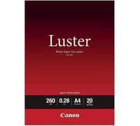 Canon A4 Pro Luster Photo Paper (Pack of 20), White