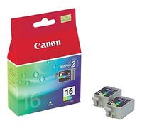 Canon BCI-16 Colour ink cartridge Twin pack 9818A008