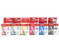 Canon Bci-6 Kit 6 Original Cartridges Bk/C/M/Y/Pc/Pm S820/S900/S830D/I9100/I950