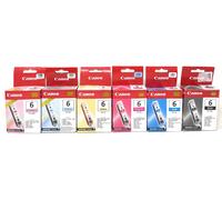 Canon Bci-6 Kit 6 Original Cartridges Bk/C/M/Y/Pc/Pm S820/S900/S830D/I9100/I950