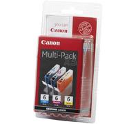 Canon 4706A027 Original Canon BCI-6 C/M/Y 3-Colour Ink Cartridges BCI-6CMY