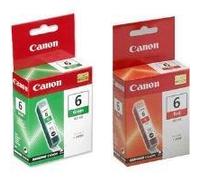 Canon BCI6 Ink Cartridge Multipack - Red/Green