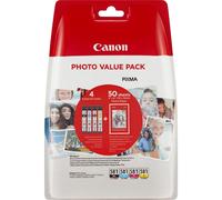 Canon canon_2106c004 Original Canon CLI-581 Ink Cartridge Multipack plus 50 sheets paper - CLI 581 Multi Pack