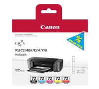 Canon Canon PGI72 Matte Black Cyan Magenta Yellow Red Standard Capacity Ink Cart