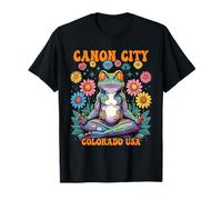 Canon City Colorado USA Psychedelic Frog Zen Chill Design T-Shirt