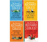 Canon Clement Mysteries Collection 4 Books Set By Reverend Richard Coles (Murder Before Evensong, A Death in the Parish, Murder at the Monastery & A Carol and a Killing)