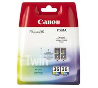 Original Canon Ink Cartridge PGI-36 COL Double Pack for Pixma IP 100 110 TR 150