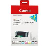 Canon CLI-42 Black and Colour 8 Ink Cartridge Combo Pack - 6384B010