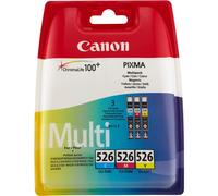 Canon CLI-526 Ink Cartridge - Cyan/Magenta/Yellow (Multi-Pack)