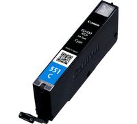 Canon 6509B001 Original Canon 551 Cyan Ink Cartridge - CLI 551C, 7ml