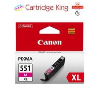 Canon CLI-551 XL Printer Ink Cartridge Magenta Check Active PIXMA MG7150