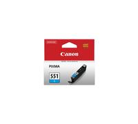 Canon CLI-551C Cyan Ink Cartridge - 6509B001 / CO90555 for PIXMA iP7250, MG5450, MG6350 | Genuine Canon FINE Ink, ChromaLife 100+