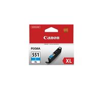 Canon CLI-551XLC Original Canon 551XL High Capacity Cyan Ink Cartridge - CLI 551XL C, 11ml