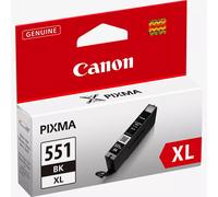 CANON CLI-551XLBK ink cartridge black high capacity 11ml 4.425 pages 1-pack XL
