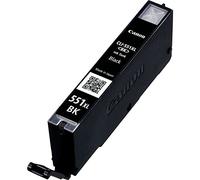 CANON CLI-551XLBK ink cartridge black high capacity 11ml 4.425 pages 1-pack XL