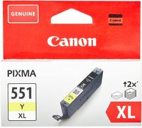Canon Cli-551xl High Capacity Ink Cartridge, Yellow - CLI551Y XL