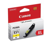 Canon 6446B001 Original Canon 551XL High Capacity Yellow Ink Cartridge - CLI 551XL Y, 11ml