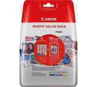 CANON CLI-571 Value Pack blister security 4x6 Phot Paper PP-201 50sheets + Cyan Magenta Yellow & Photo Black ink tanks