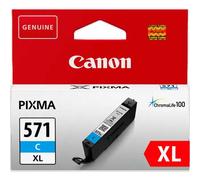 Canon CLI-571XLC Original Canon 571XL High Yield Cyan Ink Cartridge - CLI 571XL C, 11ml