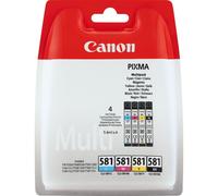 Canon CLI-581 Cyan, Magenta, Yellow & Black Ink Cartridges - Multipack