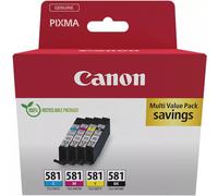 Canon CLI-581, Multipack Ink Cartridges, For Pixma TS6151, TS6250, TS6251 TS6350