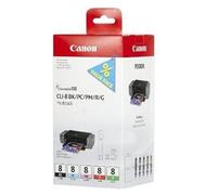 Canon 0620B027 (CLI-8) Ink cartridge multi pack, Pack qty 5