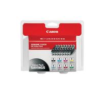Canon CLI-8 Black Cyan Magenta Yellow Photo Cyan Photo Magenta Red Green Ink Cartridge Bundle Pack