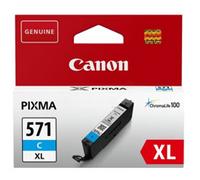 Canon CLI571CXL Original Canon 571XL High Yield Cyan Ink Cartridge - CLI 571XL C, 11ml