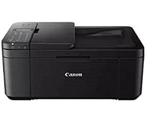 Canon colour inkjet printer PIXMA TR4650 multifunctional device DIN A4 (scanner, copier, printer, fax, 4800 x 1200 DPI, LCD, WLAN, USB, Apple AirPrint, PIXMA Cloud Link, ADF duplex printing) black