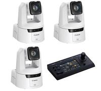 Canon CR-N500 PTZ Camera Bundle - White