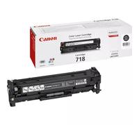 Canon CRG-718 Bk. Black toner page yield: 3400 pages Printing colours: Black Quantity per pack: 1 pc(s)