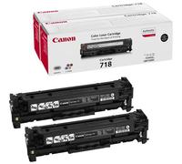 Canon 2662B005/718BKVP Toner cartridge black twin pack. 2x3.4K pages I