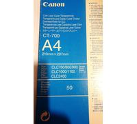 CANON CT-700 = 50 Pack A4 Transparencies Canon Colour Laser CLC 700 GENUINE New