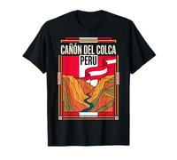 Canon del Colca Peru Vintage Canyon Travel Art T-Shirt
