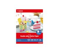 Canon 8.5” x 11” Letter-Size MP-101D Double Sided Matte Photo Paper/50 Sheets - Perfect for Arts and Crafts
