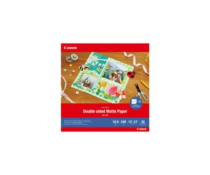 Canon Double Sided Matte Photo Paper Perfect for Scrapbooking and Crafts 12"""" X 12"""" - Compatible to Canon PIXMA TS9520 and TS9521 Inkjet Printer