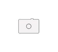 Canon Ec R Focusing Screen for EOS Camera - Transparent