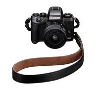 Canon EM-E2 Black Leather Neck Strap for the EOS M5