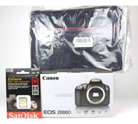 Canon EOS 2000D Body SLR Camera Body 24.1 MP CMOS 6000 x 4000 pixels Black