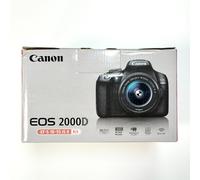 Canon EOS 2000D BK 18-55 IS II EU26 SLR Camera Kit 24.1 MP CMOS 6000 x 4000 pixels Black