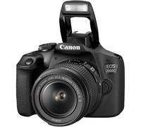 Canon EOS 2000D BK 18-55 IS II EU26 SLR Camera Kit 24.1 MP CMOS 6000 x 4000 pixels Black