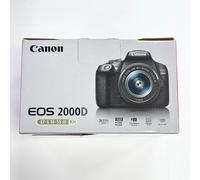 Canon EOS 2000D + EF-S 18-55mm f/3.5-5.6 III SLR Camera Kit 24.1 MP CMOS 6000 x 4000 pixels Black