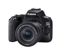 Canon EOS 250D + EF-S 18-55mm f/3.5-5.6 III SLR Camera Kit 24.1 MP CMOS 6000 x 4000 pixels Black, Digital camera black, 24.1 MP, 6000 x 4000 pixels, CMOS, 4K Ultra HD, Touchscreen, Black