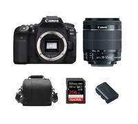 Canon Eos 90D Kit Ef-S 18-55Mmf3.5-5.6 Is Stm+Sandisk 256Gb+Bag+Lp-E6N