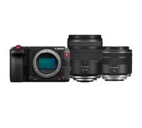 Canon EOS C50 + RF 28-70mm f/2.8 IS STM + RF 35mm f/1.8 Macro IS STM