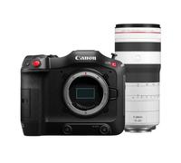 Canon EOS C70 body + RF 70-200mm F/2.8L IS USM Z - White