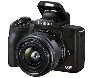 Canon EOS M50 Mark II + EF-M 15-45mm is STM Kit Black