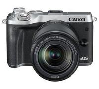 Canon EOS M6 Mirrorless Camera EF-M 18-150mm f/3.5-6.3 IS STM Lens Kit - Silver