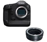 Canon EOS R1 Mirrorless Camera Body with EF-EOS R mount adapter